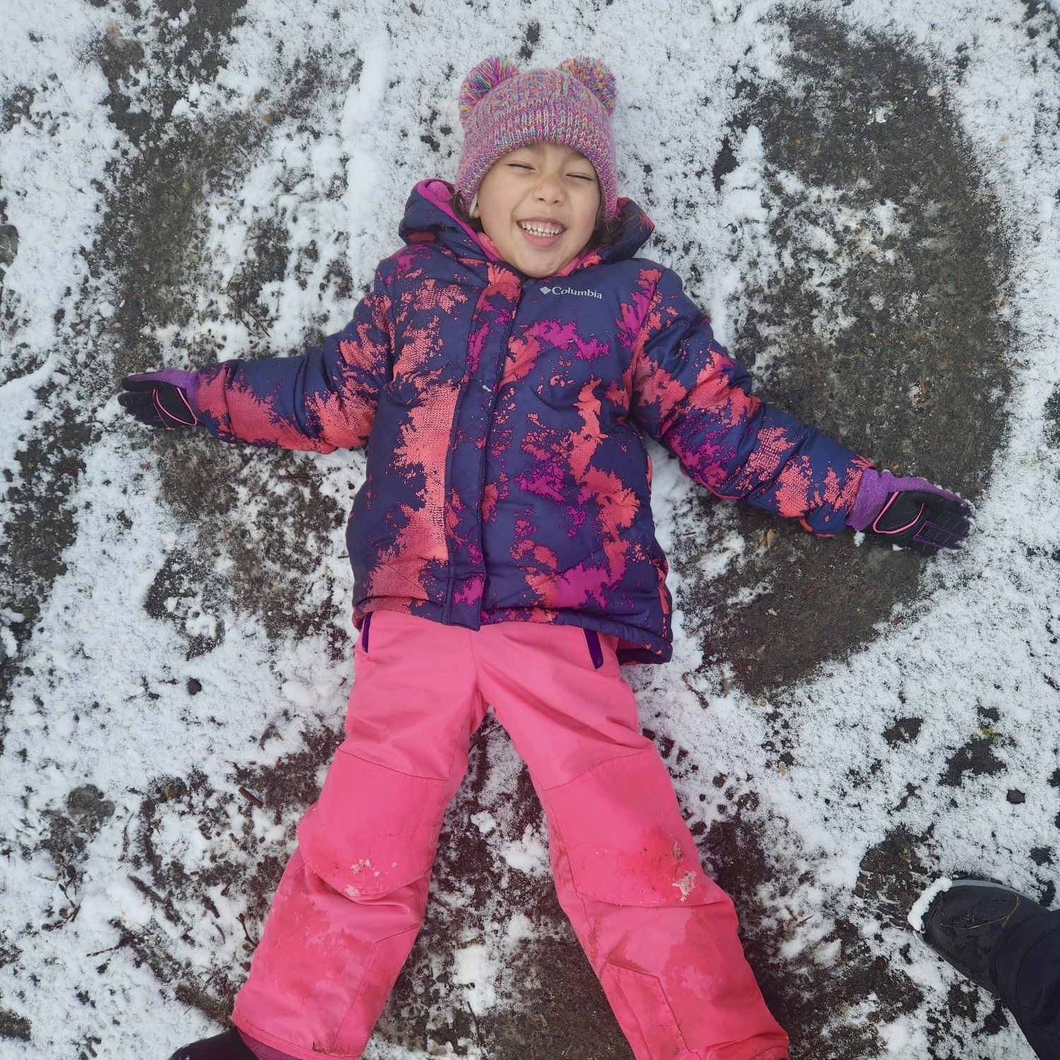 Snow, sand, or mud angels